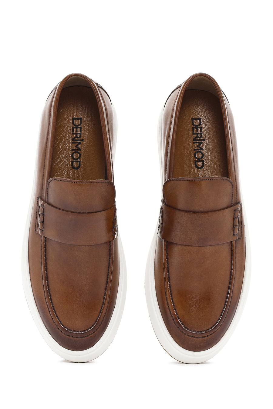 Men's Tan Leather Loafer