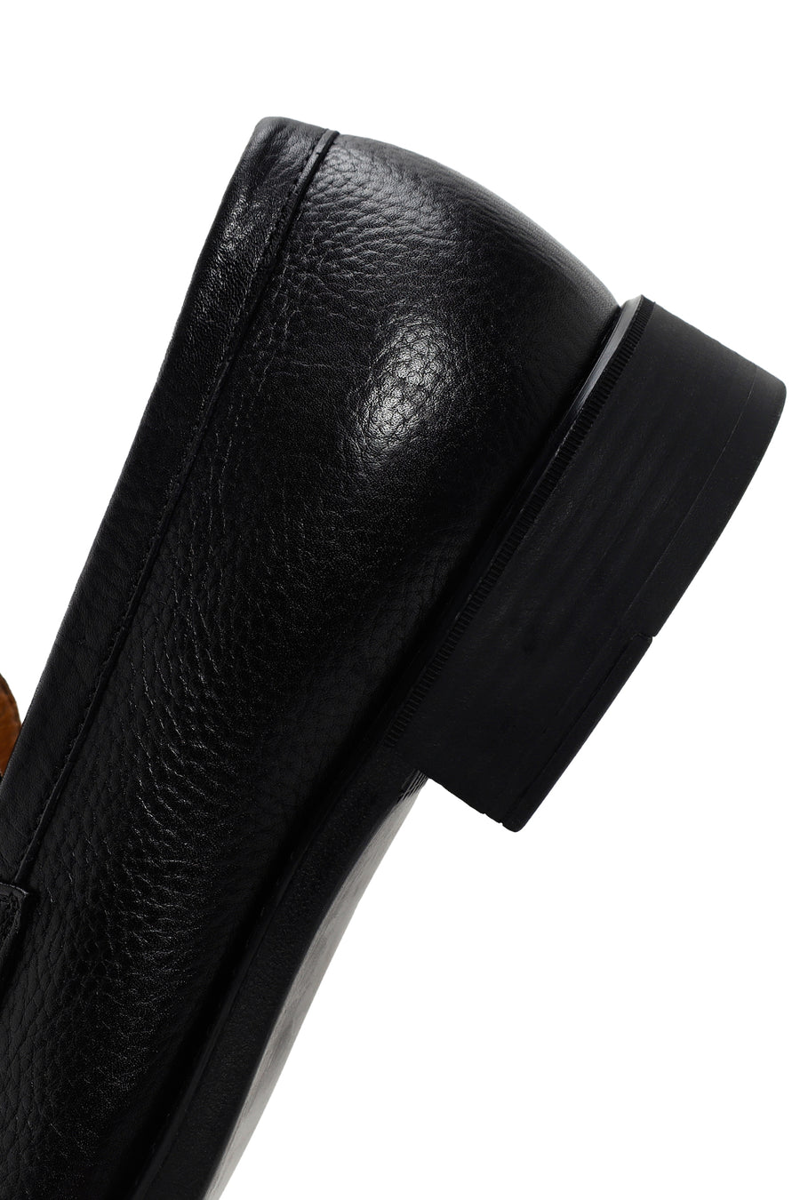 Men's Black Leather Loafer