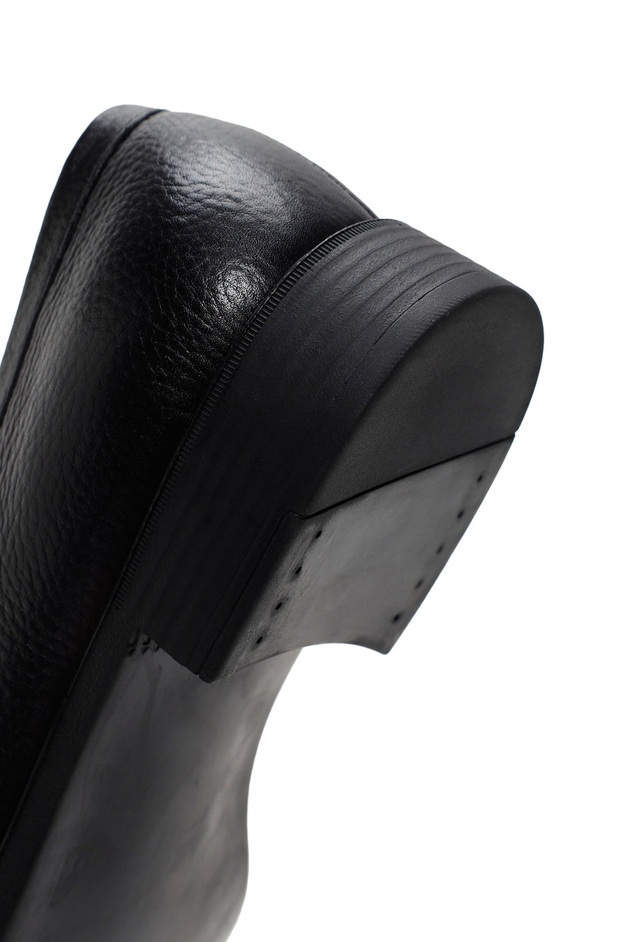 Men's Black Leather Loafer