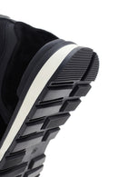 Men's Black Lace-up Leather Sneaker | Derimod