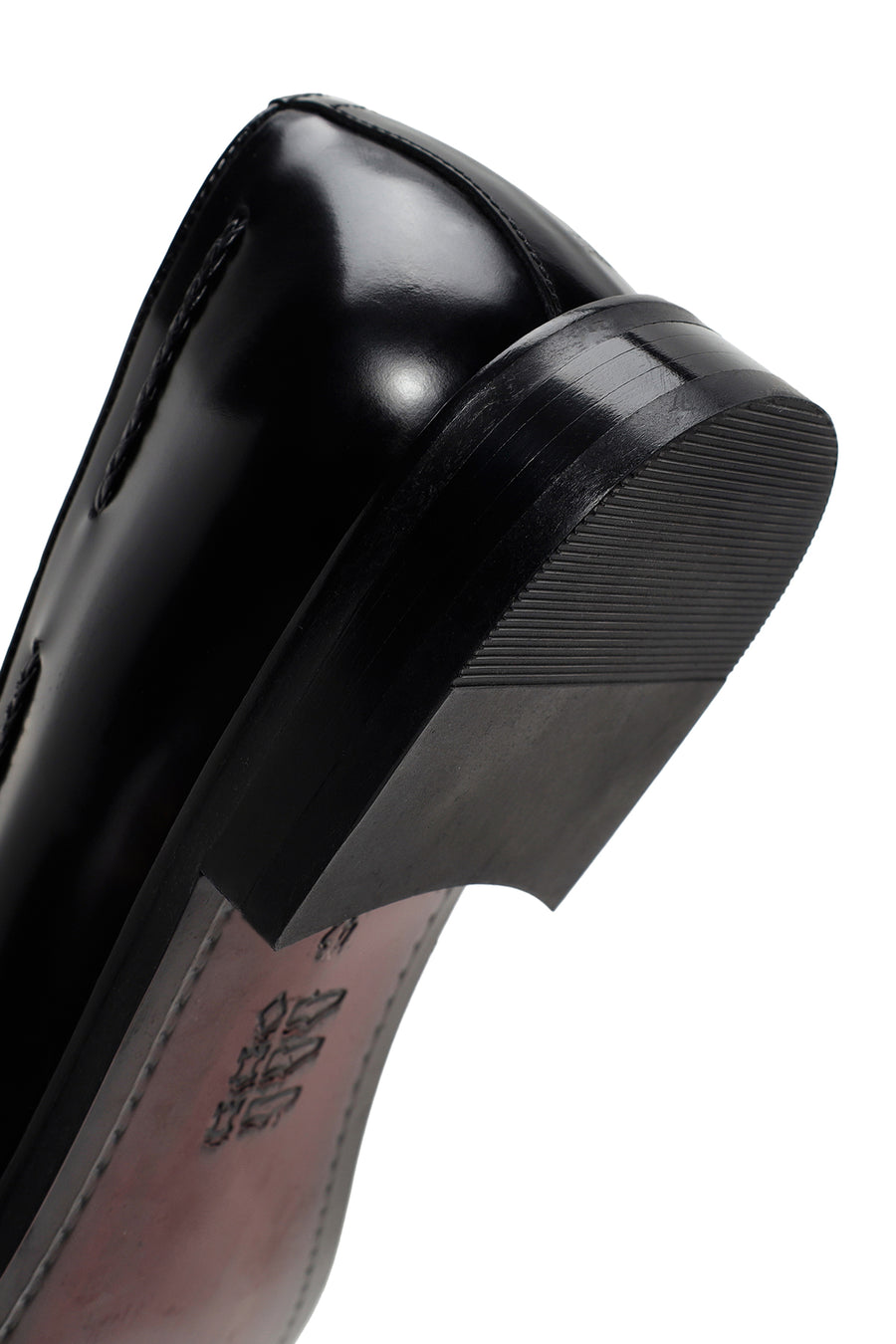Men's Black Tasseled Leather Loafer