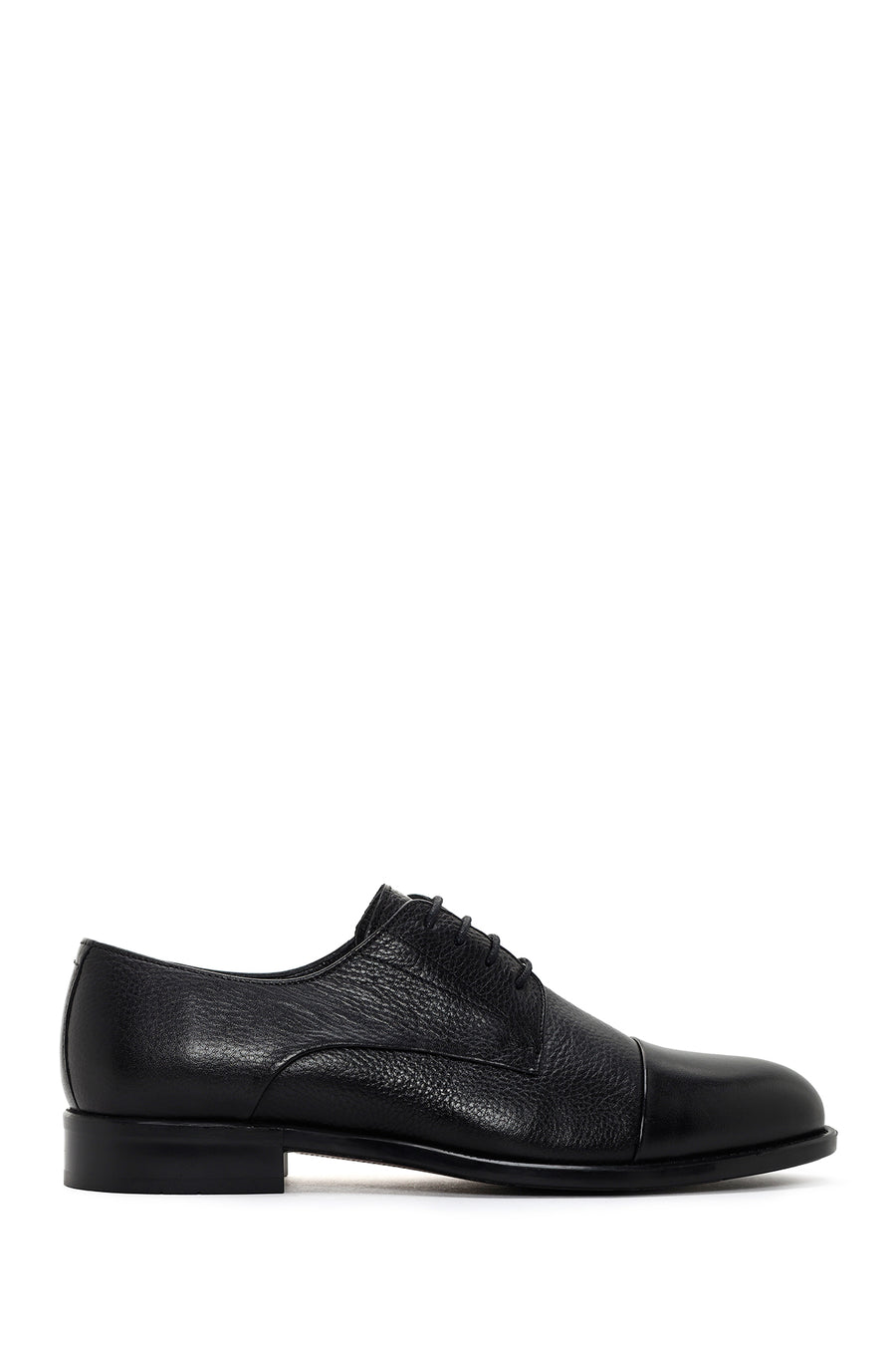 Men's Black Laced Leather Classic Shoes 24SFD6214FT | Derimod
