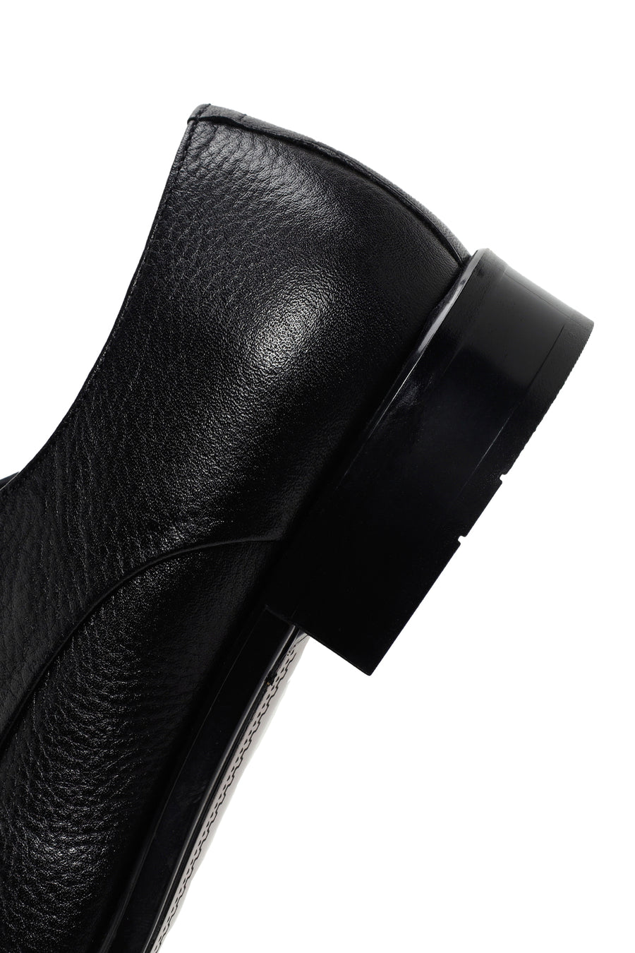 Men's Black Laced Leather Classic Shoes