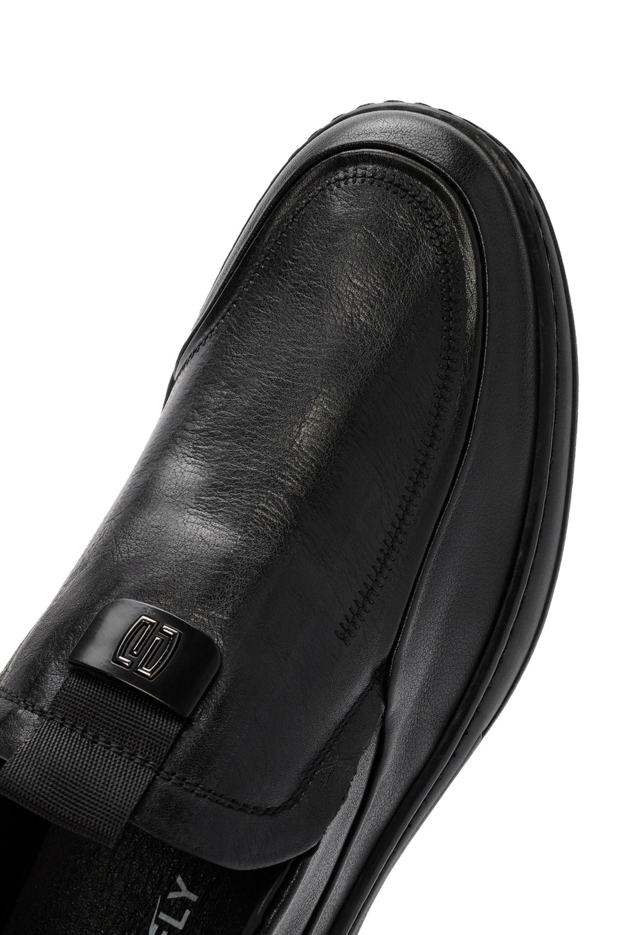Derimod Fly Erkek Siyah Deri Casual Loafer