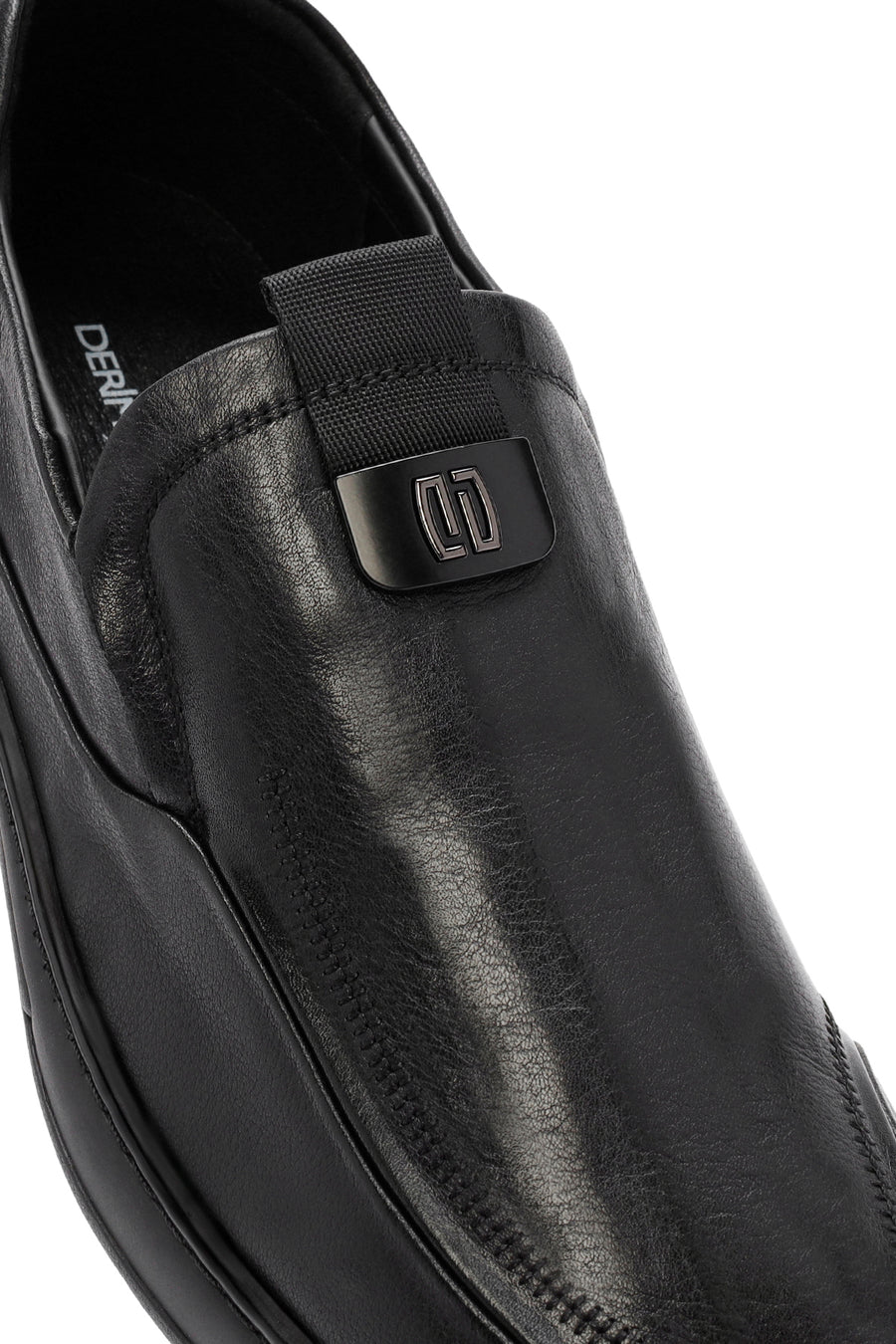 Derimod Fly Erkek Siyah Deri Casual Loafer