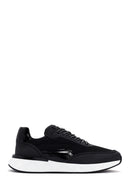 Men's Black Lace-up Leather Sneaker | Derimod