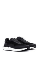 Men's Black Lace-up Leather Sneaker | Derimod