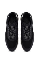 Men's Black Lace-up Leather Sneaker | Derimod
