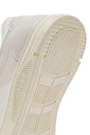 Men's White Lace-up Leather Sneaker | Derimod