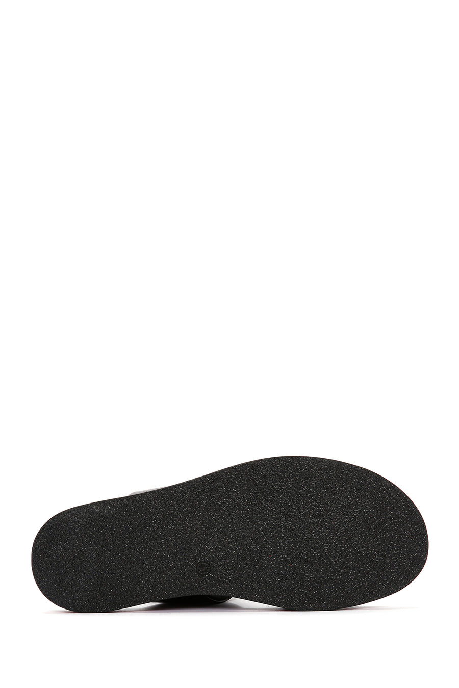 Men's Black Leather Sandals