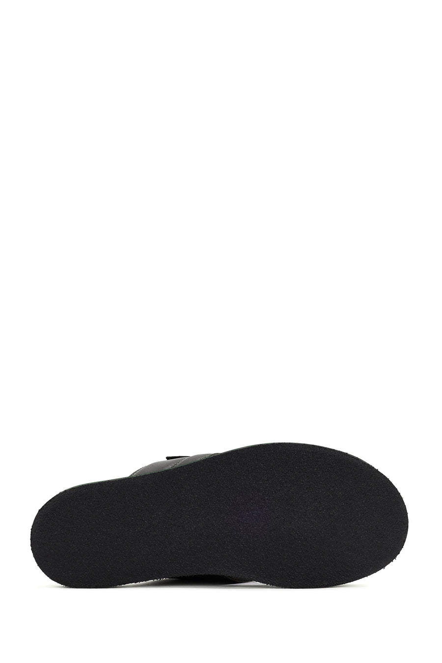 Men's Khaki Striped Casual Leather Slippers