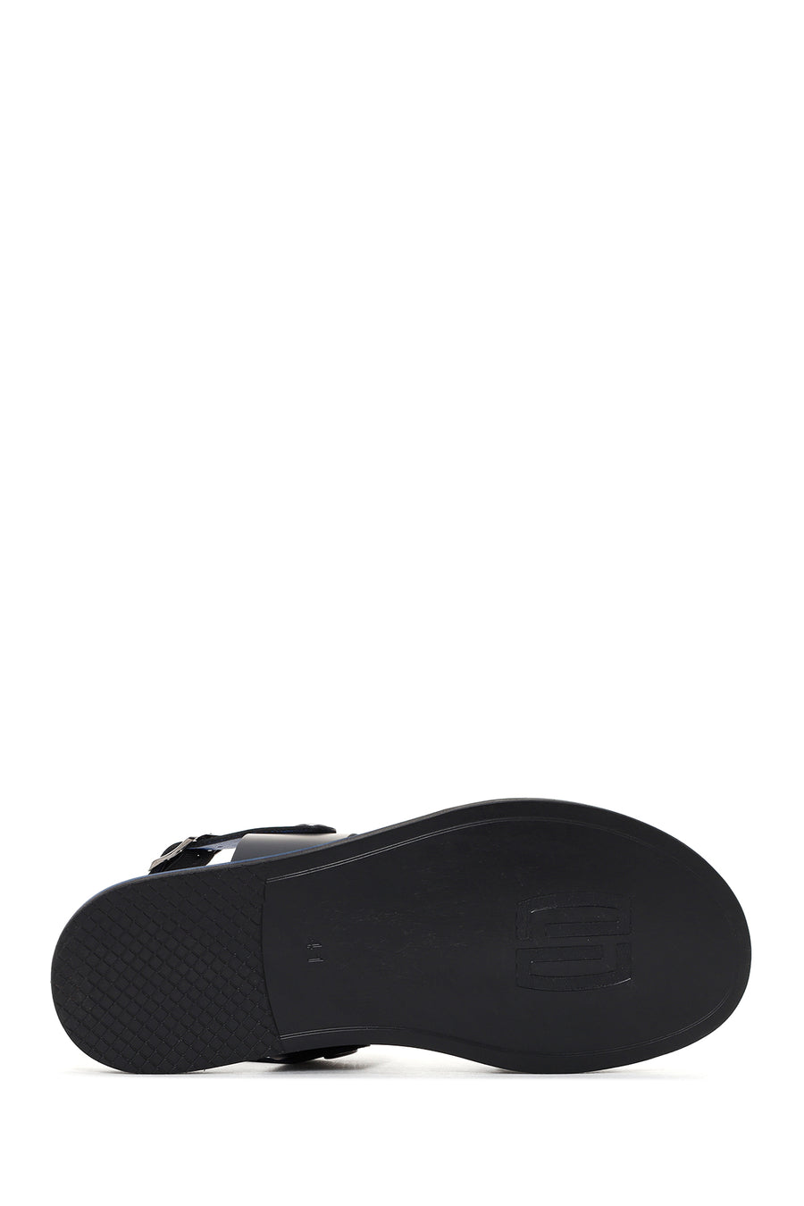 Men's Black Leather Sandals