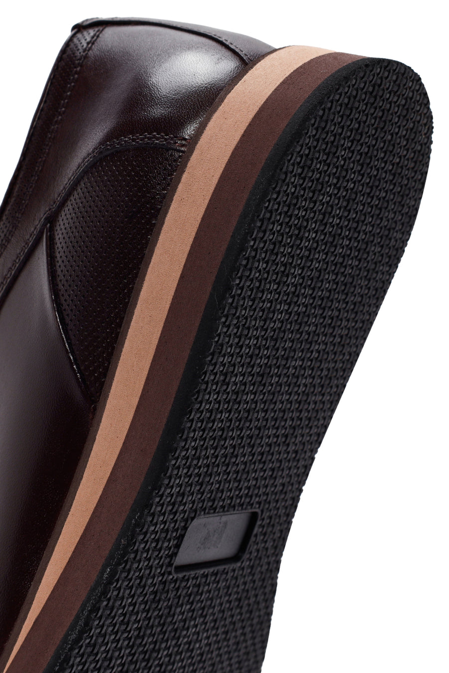 Men's Brown Lace-up Leather Casual Shoes