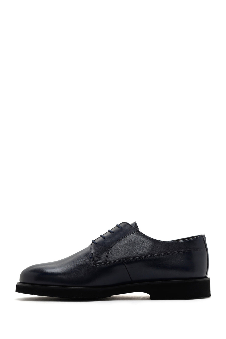 
Men's Navy Blue Leather Casual Shoes
