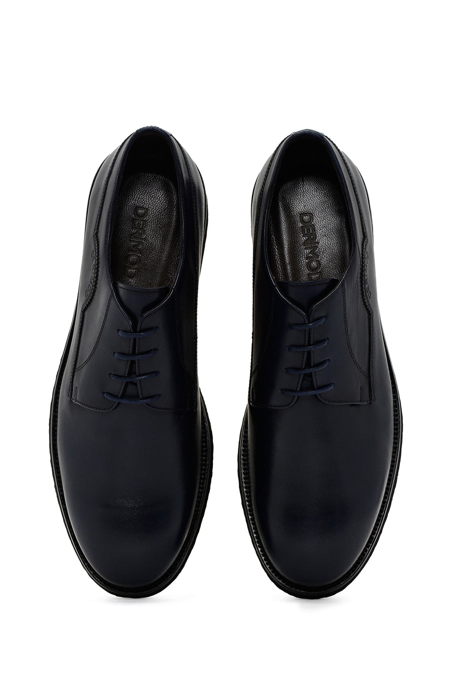 
Men's Navy Blue Leather Casual Shoes
