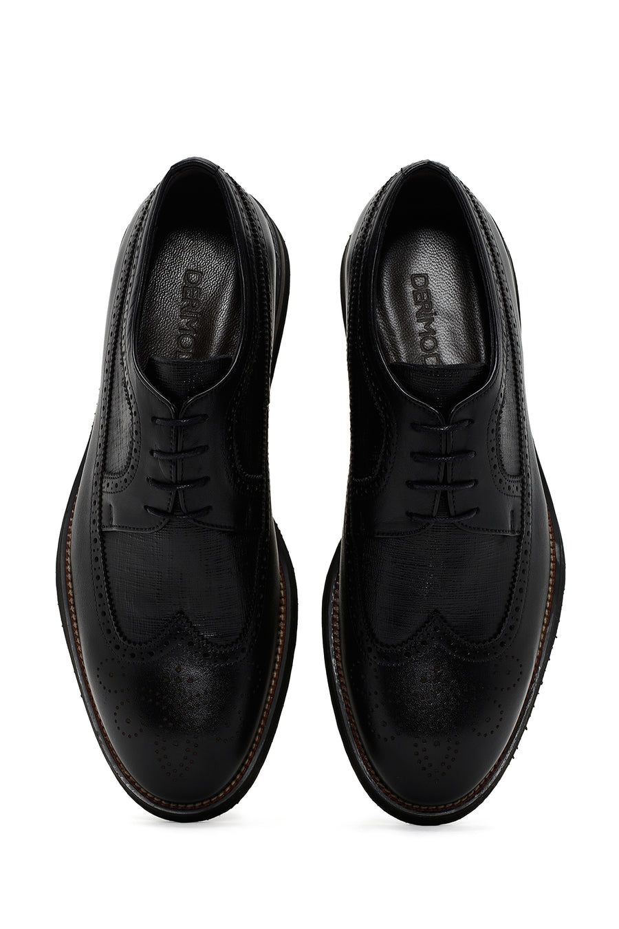 Men's Black Leather Classic Shoes