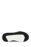 Men's Black Thick Sole Lace Up Leather Sneaker | Derimod