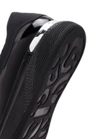 Men's Black Lace-up Patent Leather Sneaker | Derimod