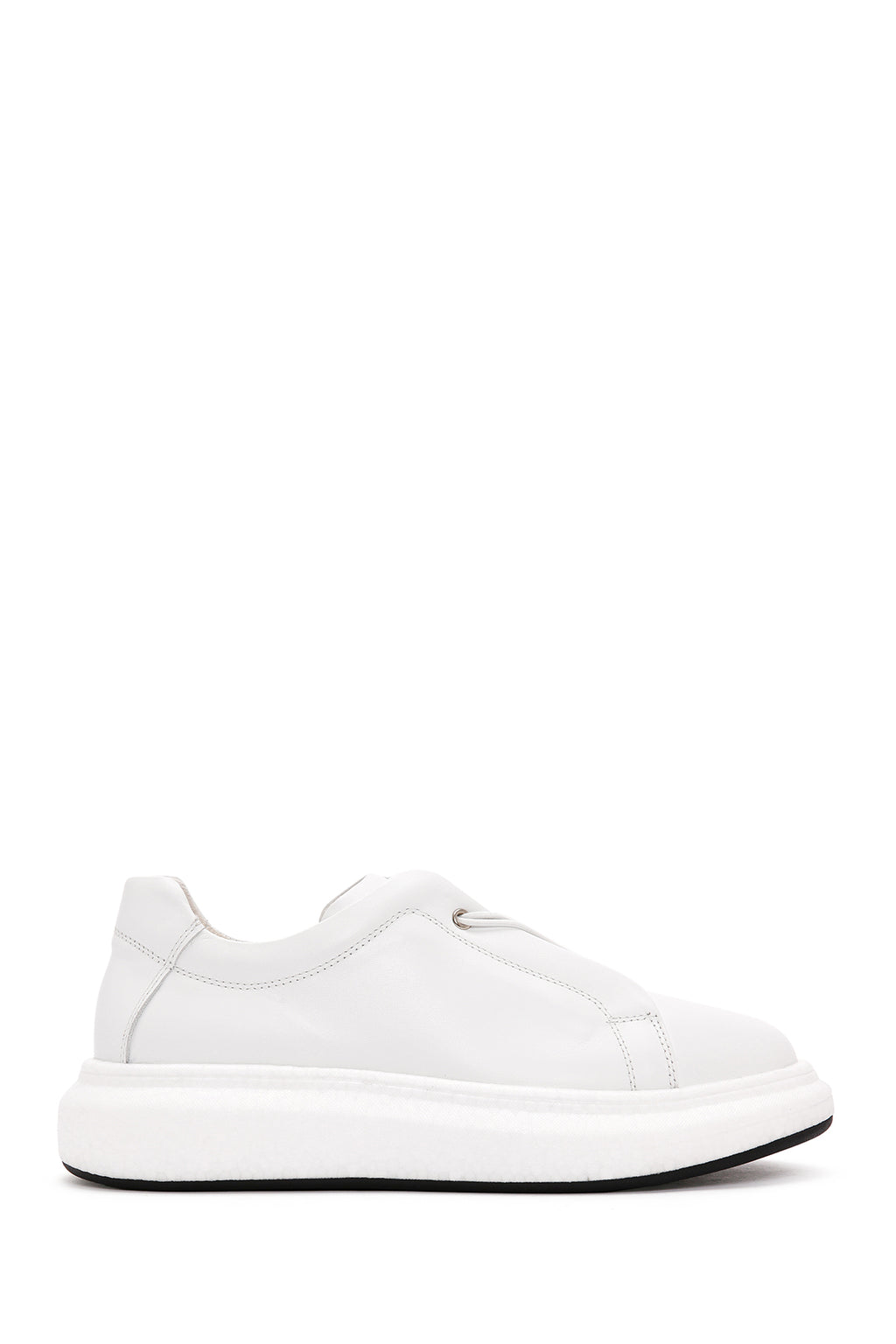 Erkek Beyaz Deri Sneaker