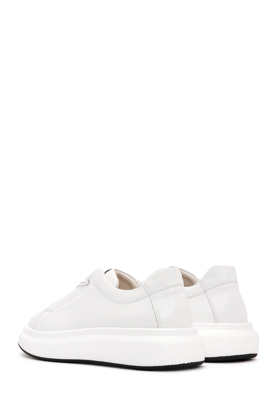 Erkek Beyaz Deri Sneaker