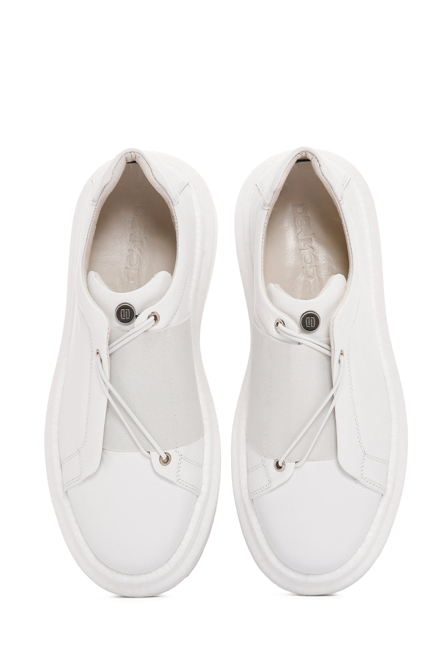 Erkek Beyaz Deri Sneaker