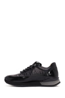 Men's Black Lace-up Leather Sneaker | Derimod