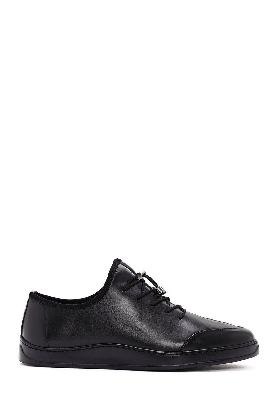 Men's Black Lace-up Leather Comfort Shoes 24SFD629918 | Derimod
