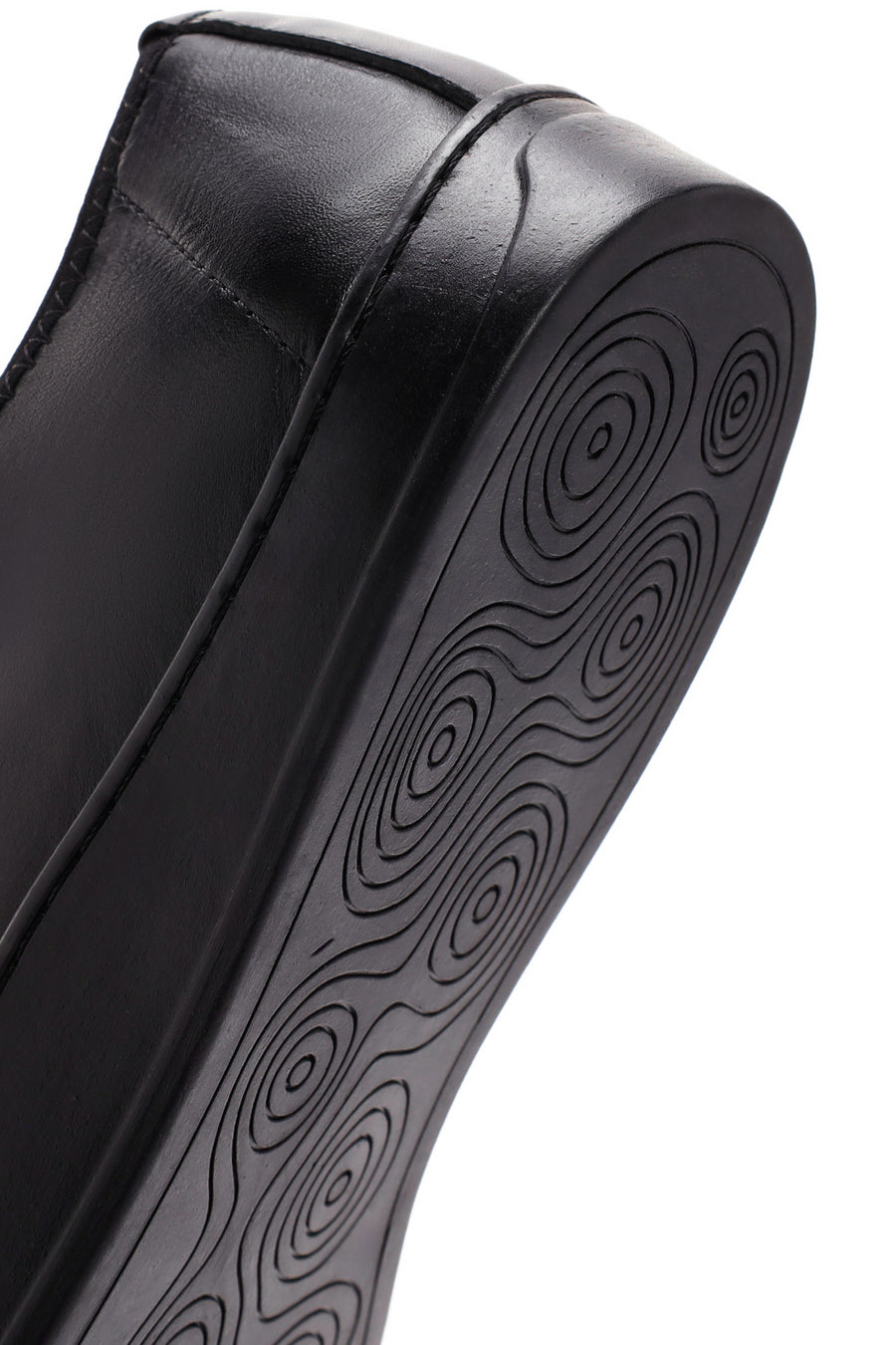 Men's Black Lace-up Leather Comfort Shoes