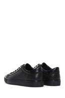 Men's Black Lace-up Leather Sneaker | Derimod