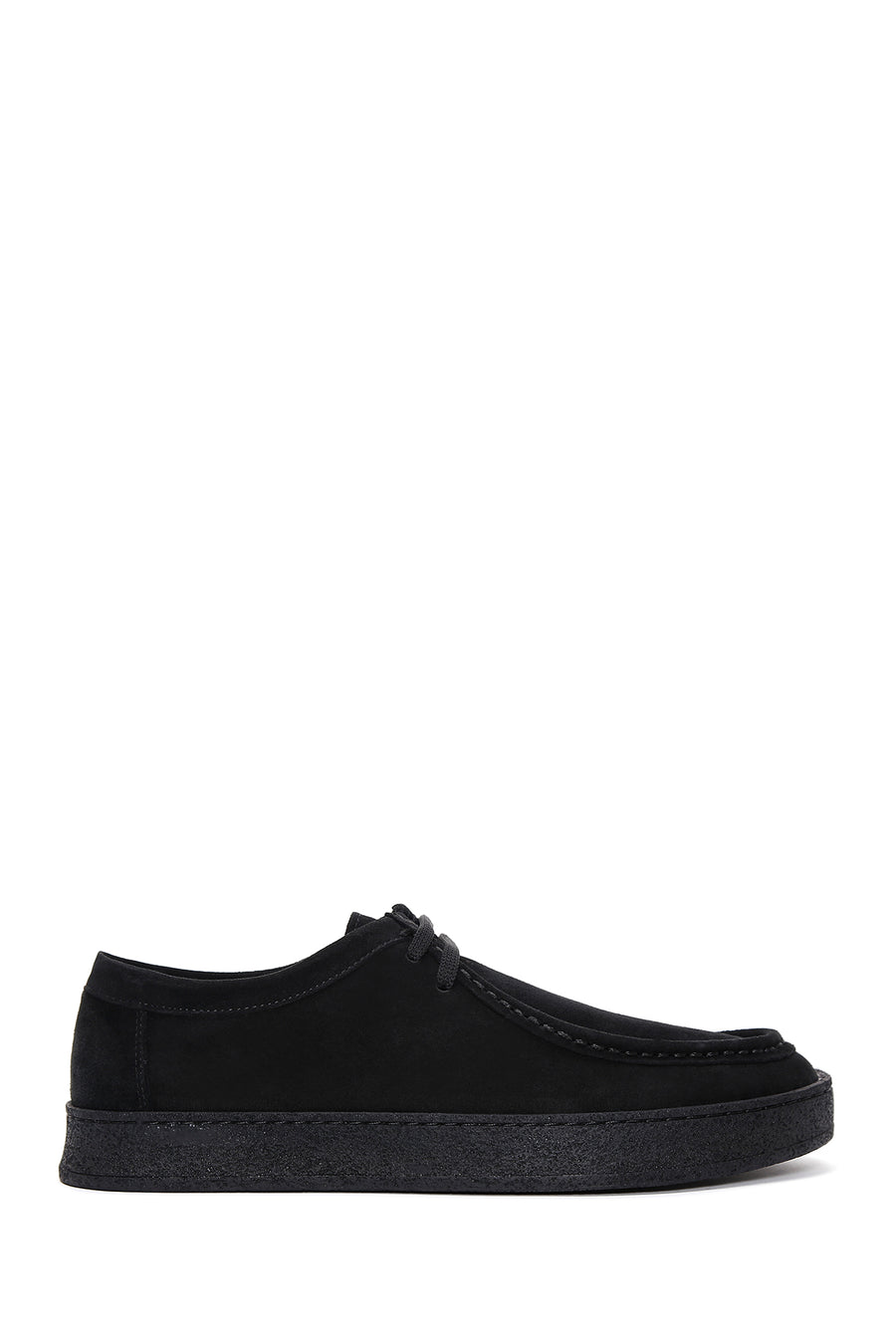 Men's Black Lace-Up Suede Leather Casual Shoes 24SFD630810 | Derimod