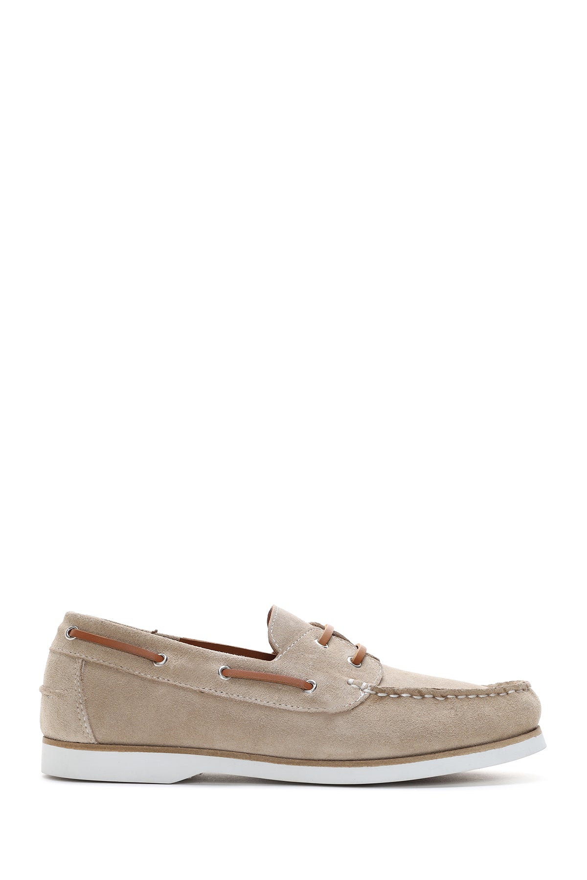 Men's Beige Suede Leather Casual Shoes 24SFD631010 | Derimod