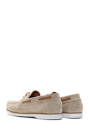 Men's Beige Suede Leather Casual Shoes | Derimod