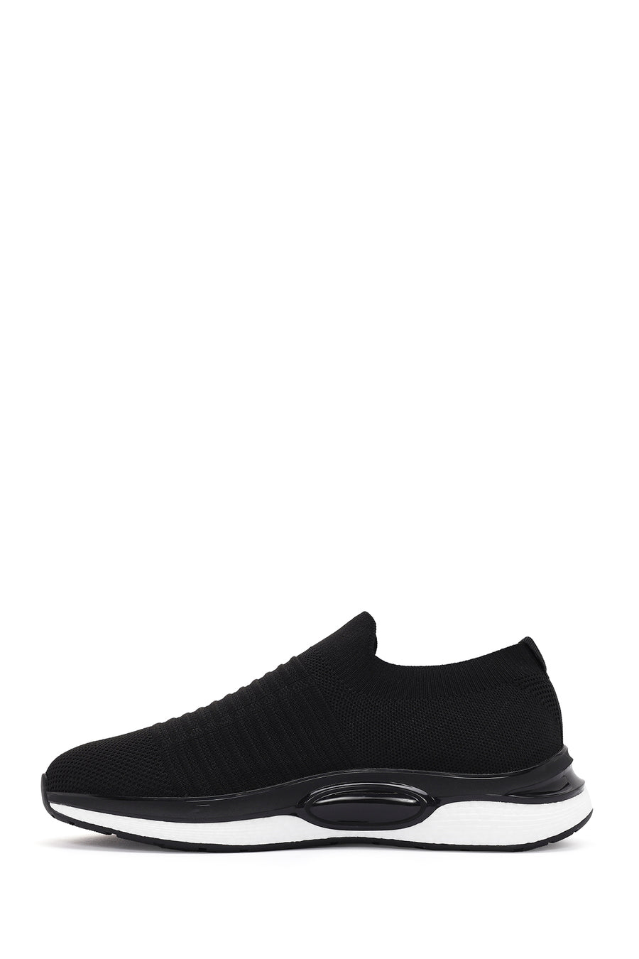 Derimod Zero Men's Black Thick Soled Fabric Sneaker