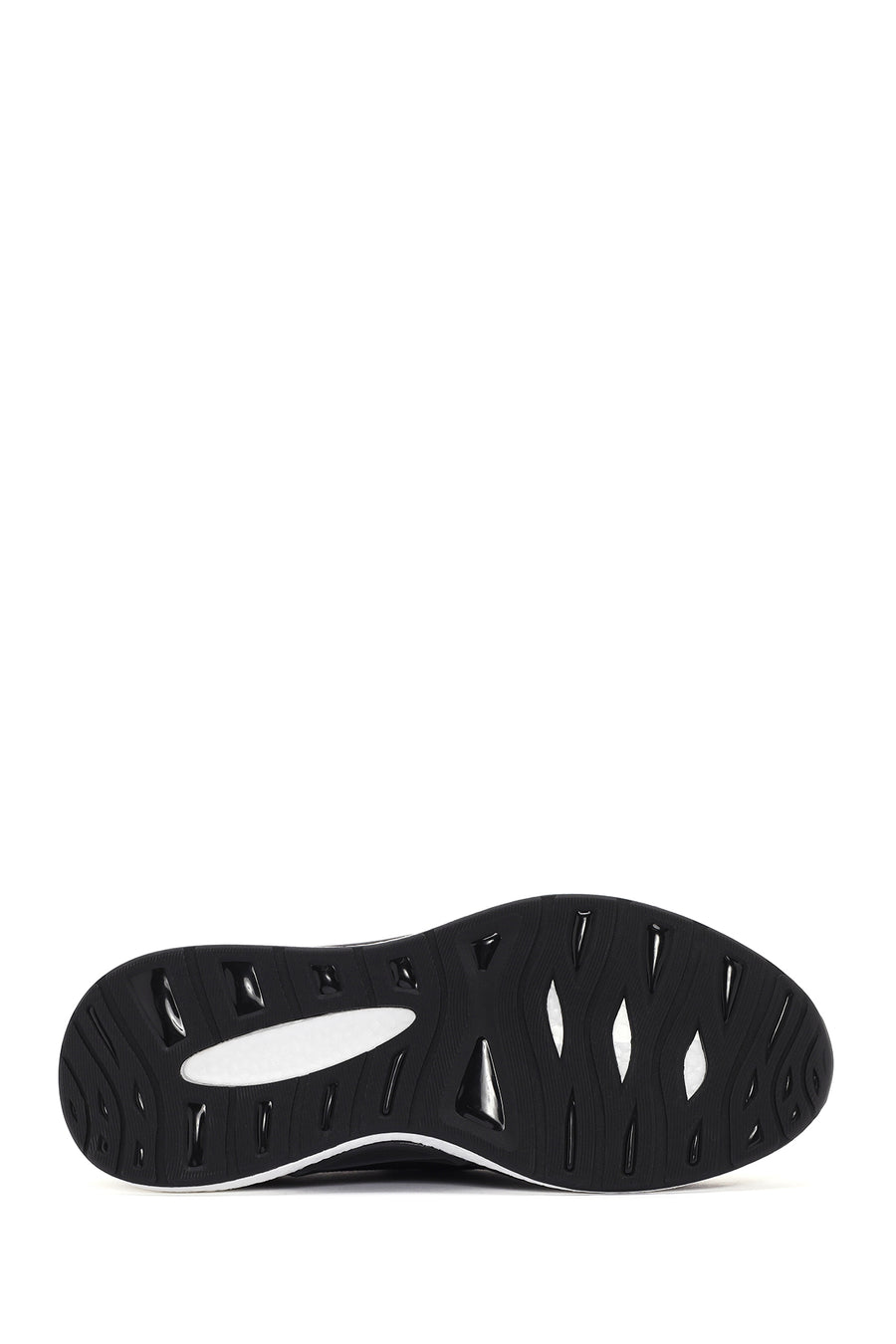 Derimod Zero Men's Black Thick Soled Fabric Sneaker