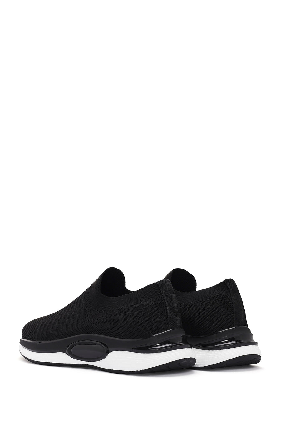 Derimod Zero Men's Black Thick Soled Fabric Sneaker