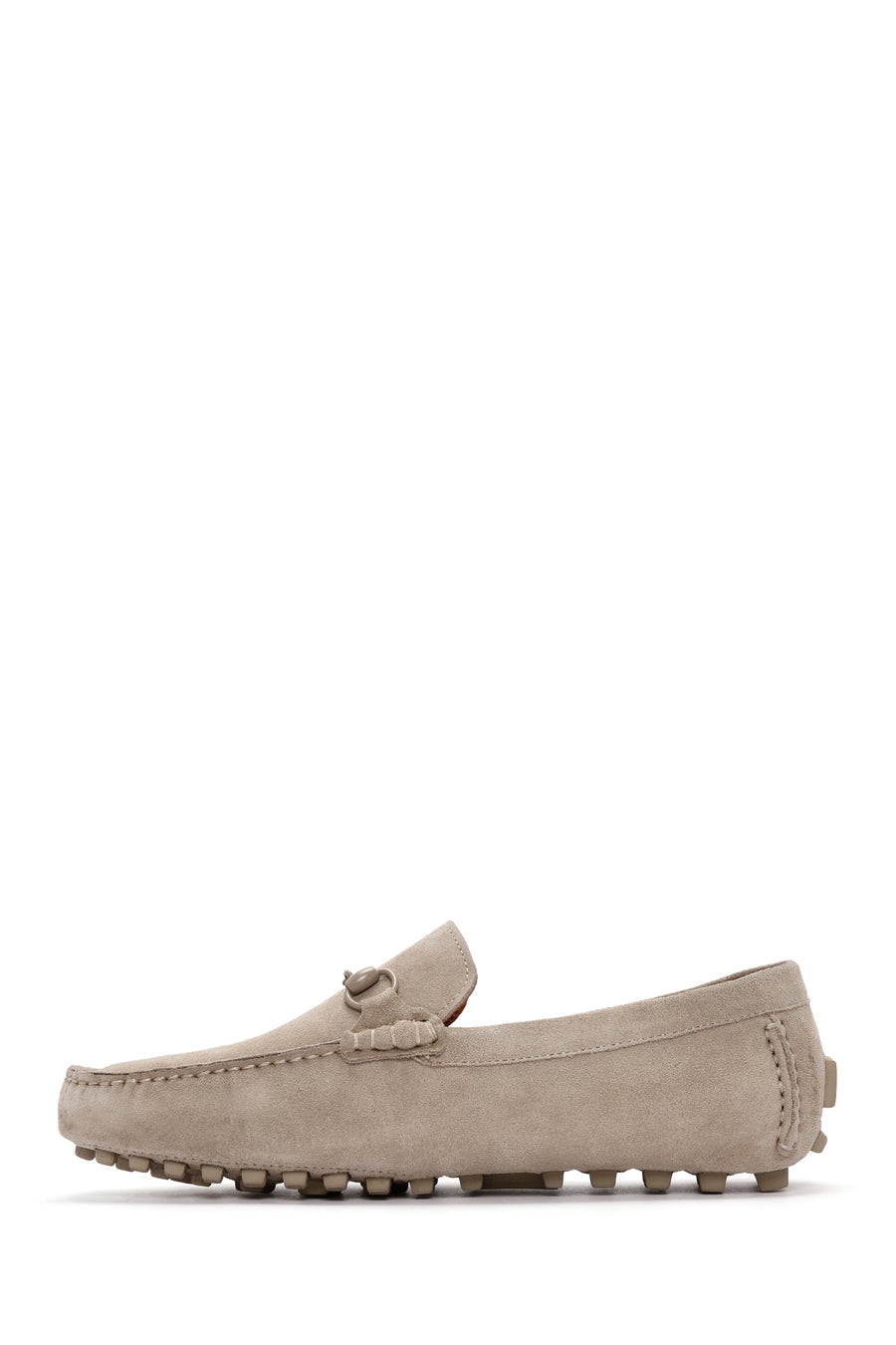 Derimod Fly Men's Beige Suede Leather Loafer