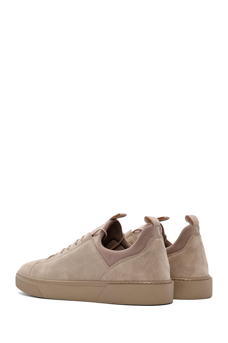 Derimod Fly Erkek Bej Bağcıklı Süet Deri Sneaker