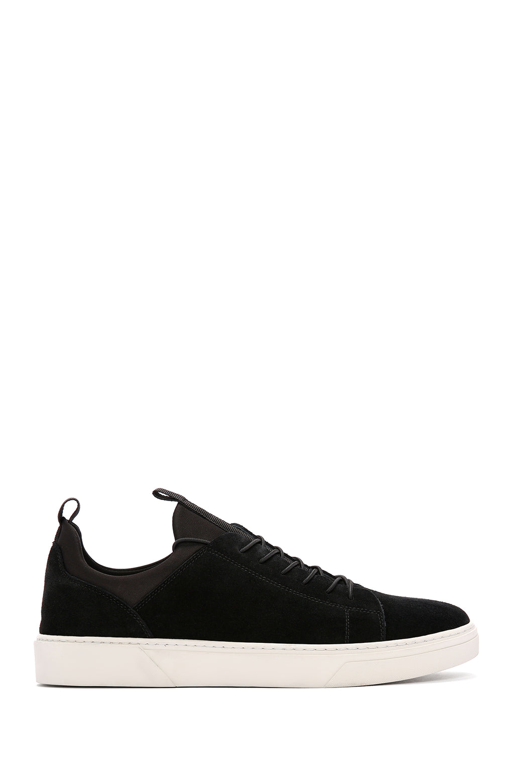 Derimod Fly Erkek Siyah Bağcıklı Süet Deri Sneaker