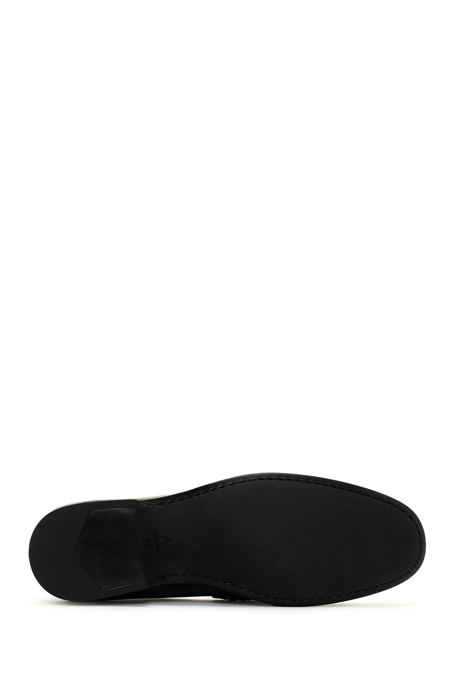 Men's Black Leather Casual Loafer