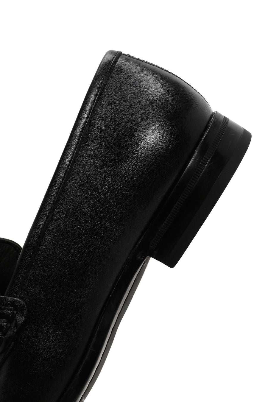 Men's Black Leather Casual Loafer