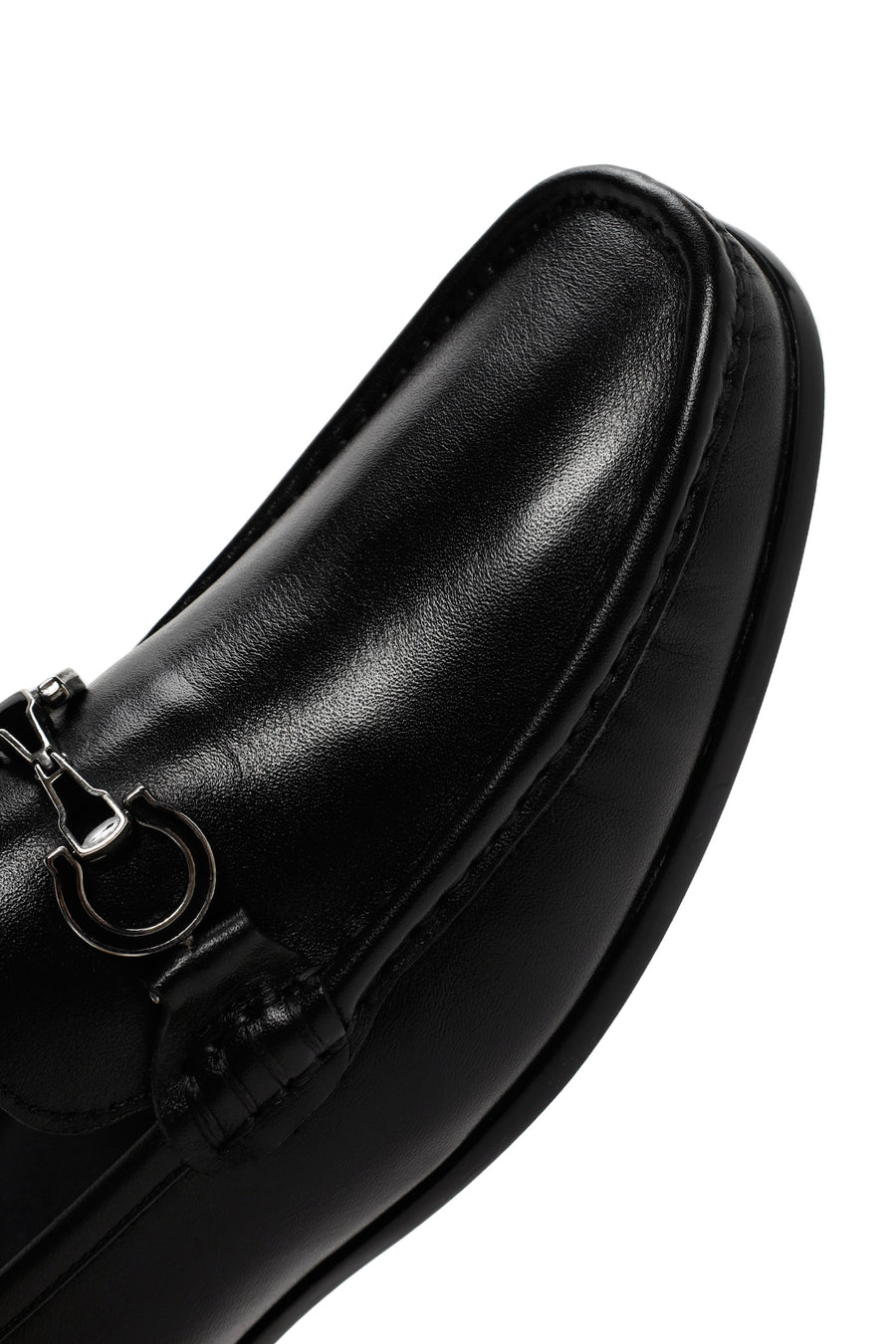 Men's Black Leather Casual Loafer