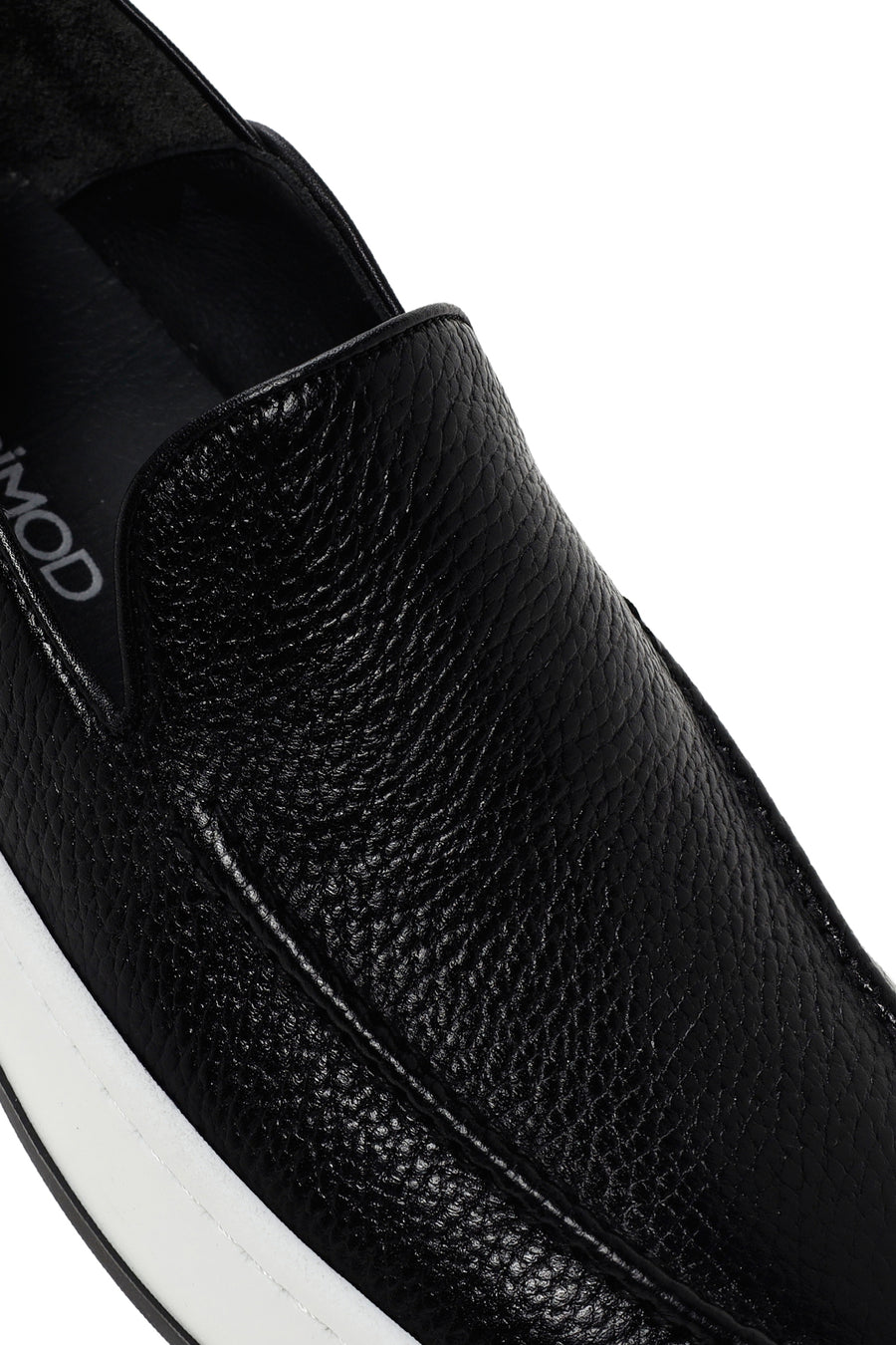 Erkek Siyah Deri Casual Loafer