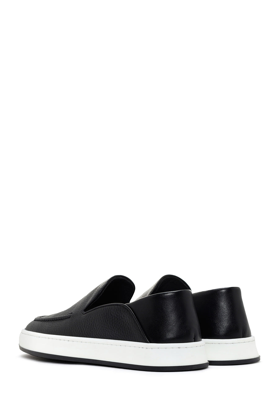Erkek Siyah Deri Casual Loafer
