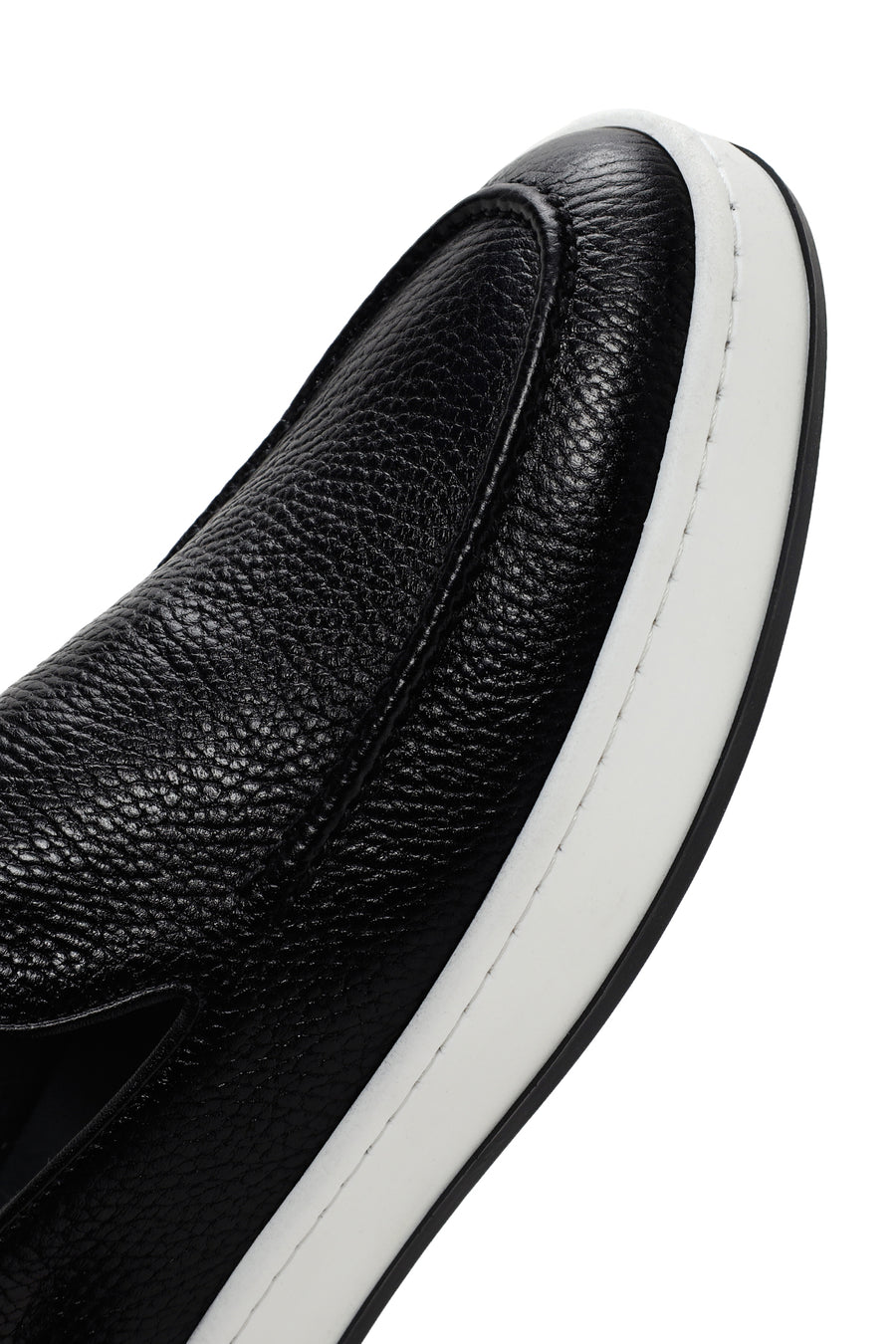 Erkek Siyah Deri Casual Loafer