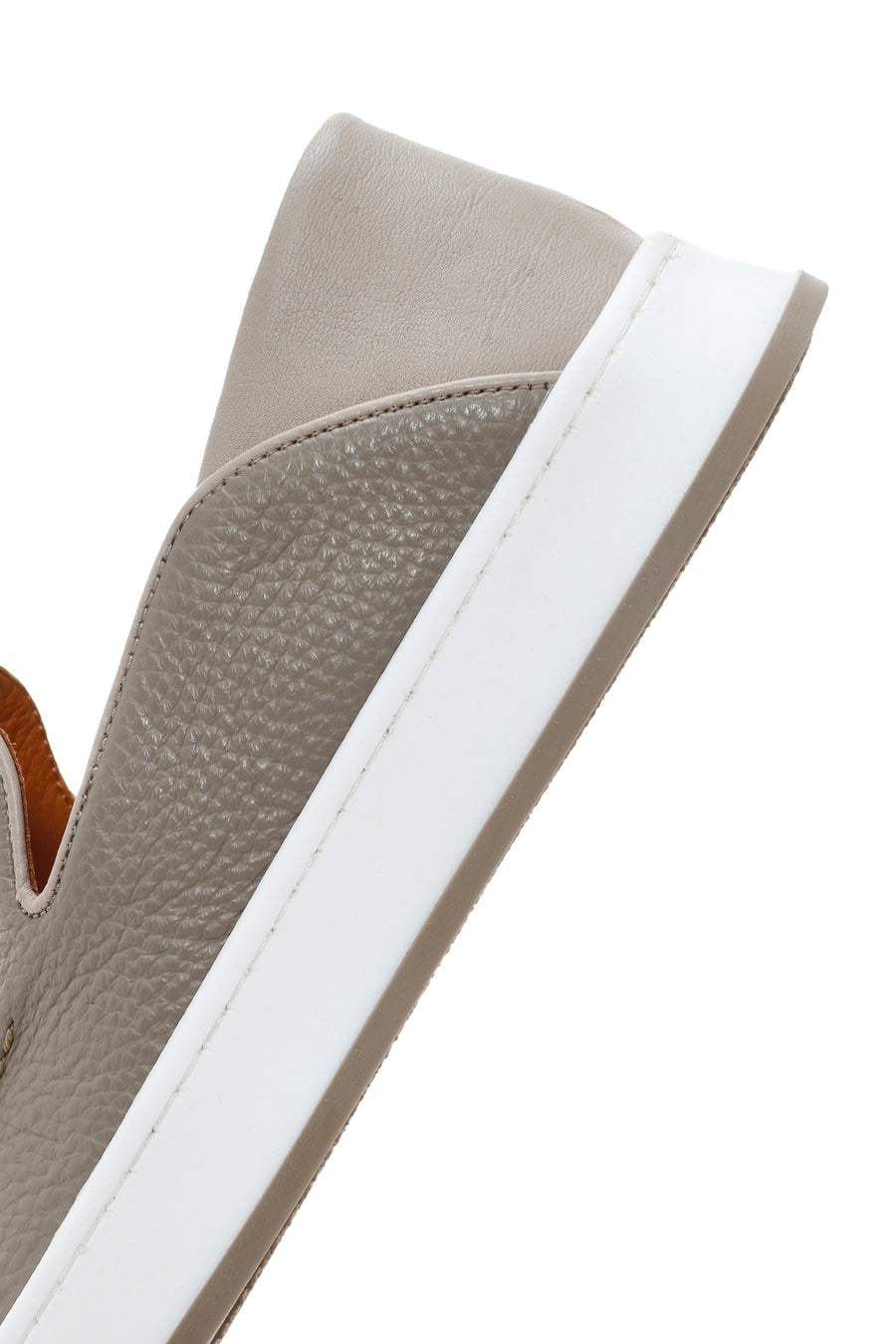 Erkek Vizon Deri Casual Loafer