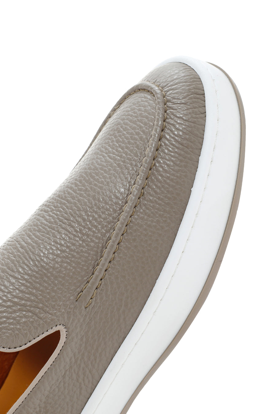 Erkek Vizon Deri Casual Loafer