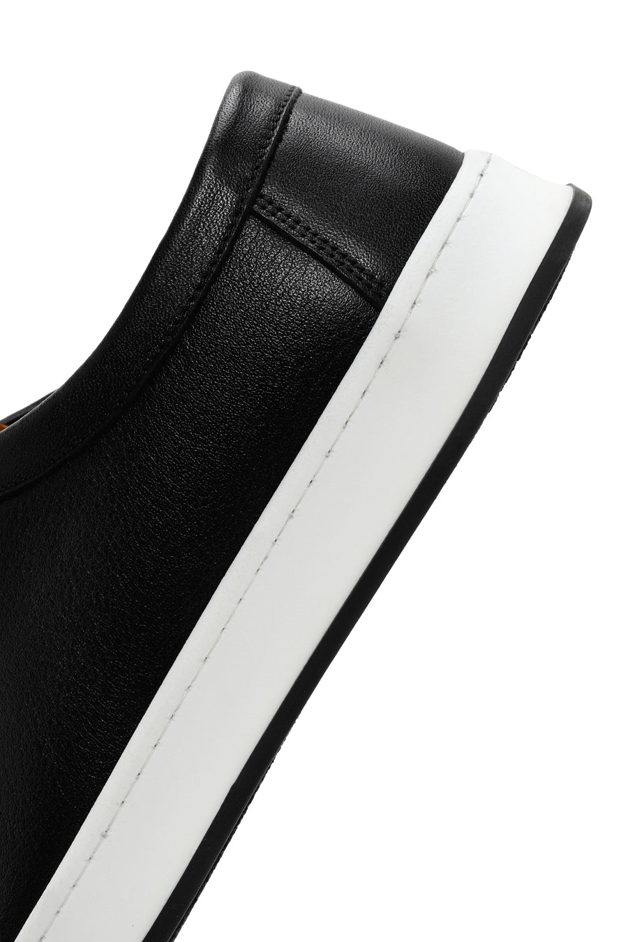 Men's Black Lace-up Leather Casual Shoes