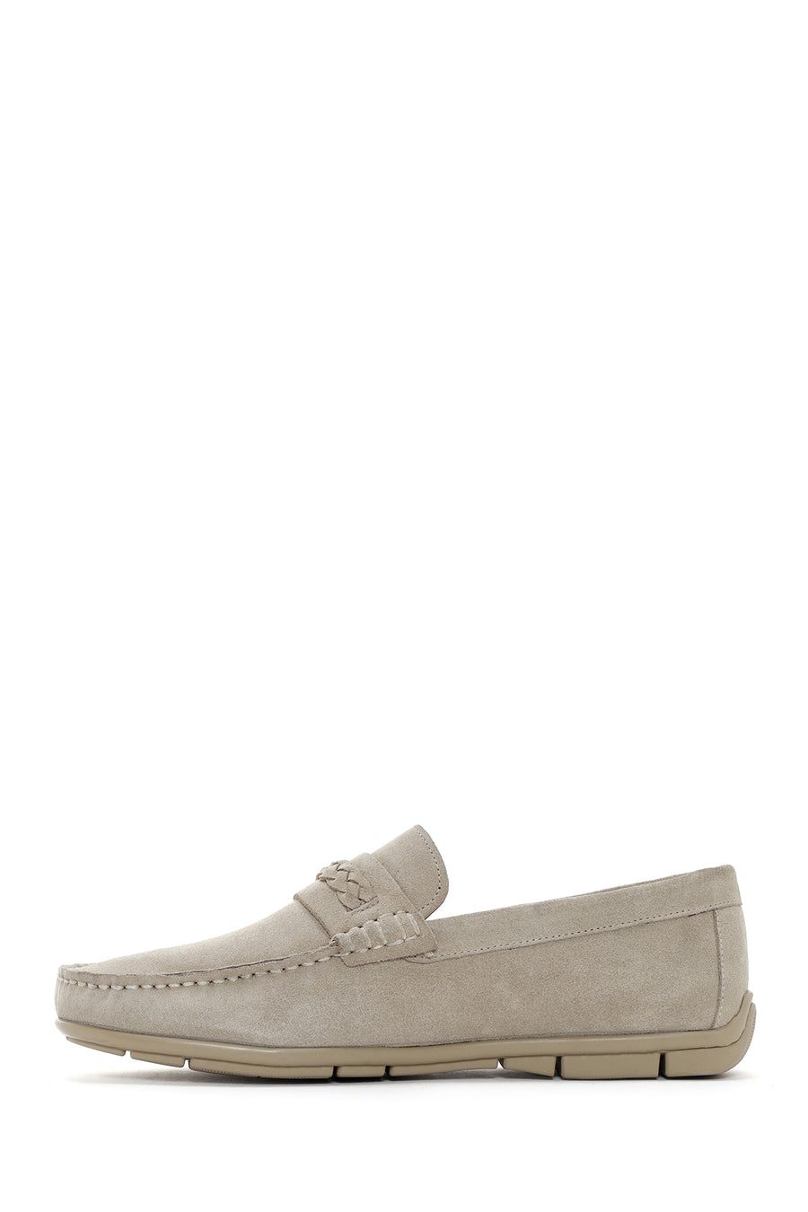 Derimod Fly Men's Beige Suede Leather Casual Loafer
