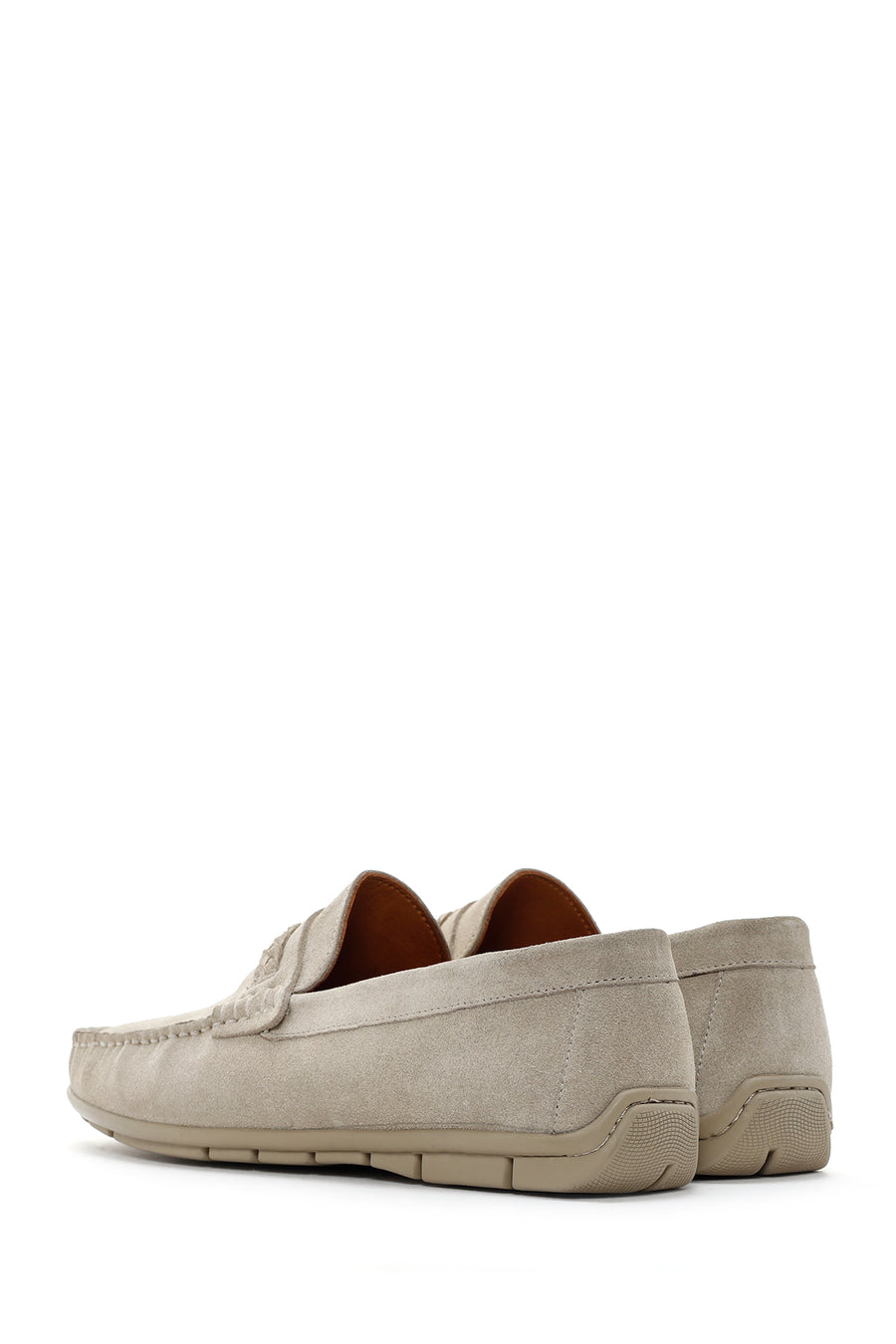 Derimod Fly Men's Beige Suede Leather Casual Loafer