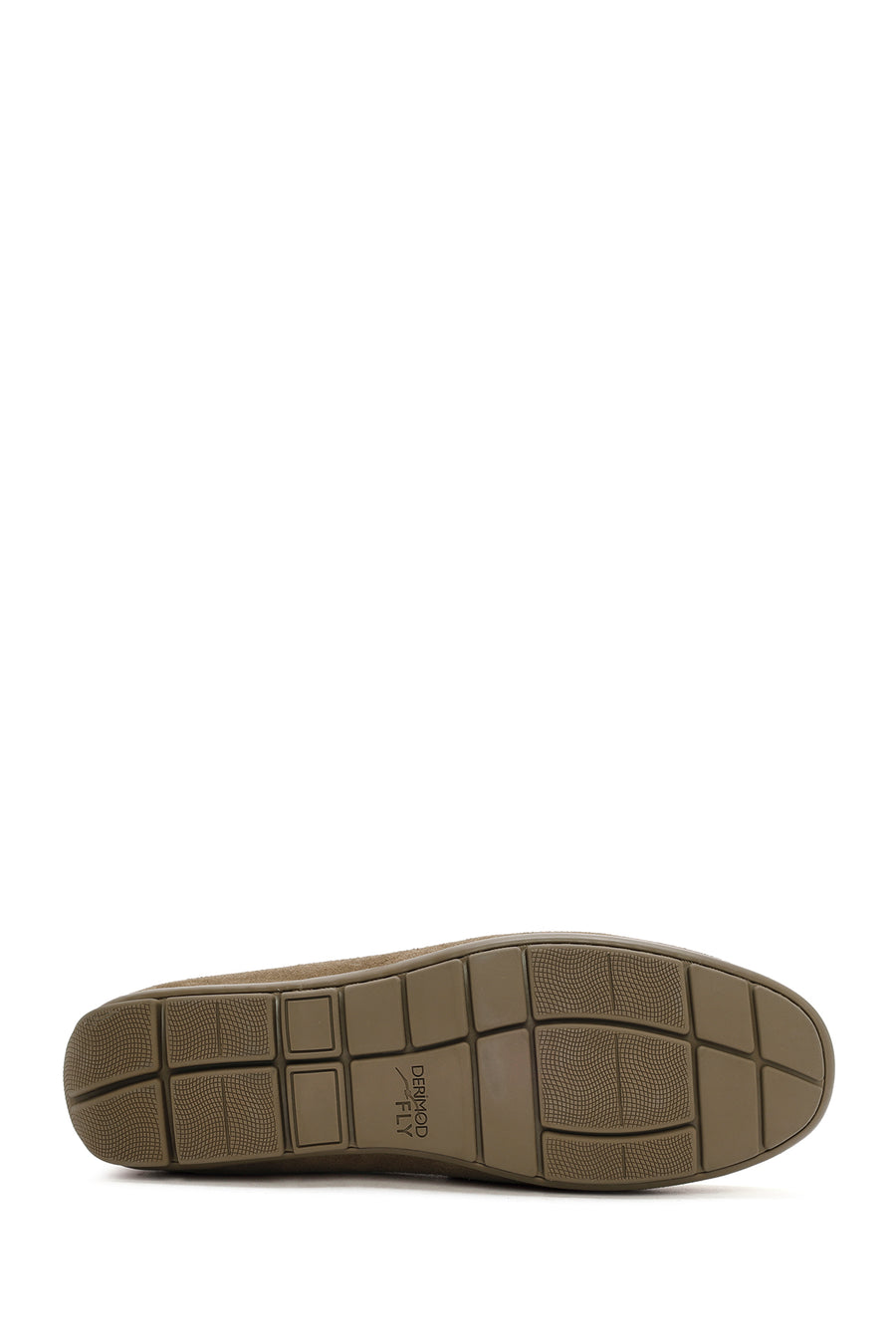 Derimod Fly Erkek Vizon Süet Deri Casual Loafer